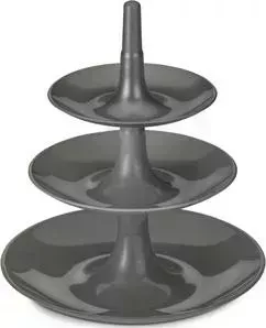Ваза для фруктов Koziol тёмно-серая Babell XS (3181665)