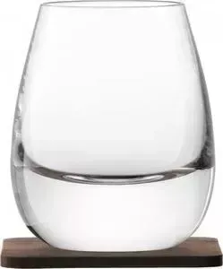 Набор из 2 стаканов LSA International 2 с деревянными подставками 250 мл Islay Whisky (G1213-09-301)