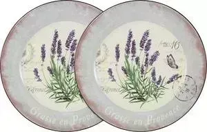 Набор из 2-х обеденных тарелок Anna Lafarg LF Ceramics Лаванда (AL-120E2257-L-LF)