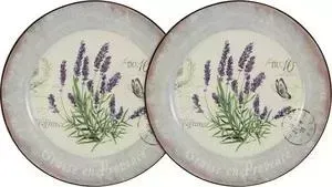 Набор из 2-х десертных тарелок Anna Lafarg LF Ceramics Лаванда (AL-55E2258-L-LF)