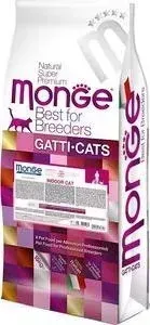 Сухой корм Monge Cat Indoor Rich in Chicken с курицей для домашних кошек 10кг