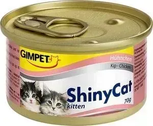 Консервы Gimborn Gimpet ShineCat Kitten Chicken цыпленок для котят 70г (413341/412726/411668)