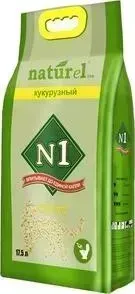 Наполнитель N1 NATUReL "Кукурузный" комкующийся для кошек 17,5л
