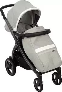 Коляска прогулочная PEG-PEREGO BOOK PLUS S POP UP, с шасси BOOK 51 S TITANIA Luxe Pure