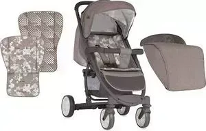 Коляска прогулочная Lorelli S-300 с накидкой на ножки Бежевый / Beige 1840