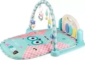 Развивающий коврик AmaroBaby для детей NIGHT OWL, 80x65x45 (СОВА) мятный