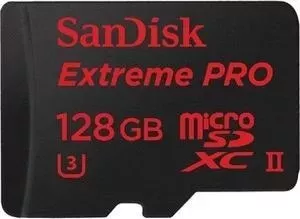 Карта памяти SANDISK microSDXC 128GB Extreme Pro 275MB/s UHS-II U3 Class 10 + USB 3.0 Reader (SDSQXPJ-128G-GN6M3)