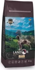 Сухой корм LANDOR Adult Dog Lamb and Rice гипоаллергенный с ягненком и рисом для взрослых собак всех пород 3кг