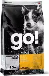 Сухой корм GO! NATURAL Holistic Dog Sensitivity + Shine Duck Dog Recipe 22/12 с уткой и овсянкой для щенков и собак 5,45кг (10094)
