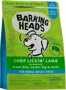 Сухой корм BARKING HEADS Small Breed Tiny Paw&s Bad Hair Day Health Shine Lamb беззерновой с ягненком для собак мелких пород 4кг (0872/18090): характе