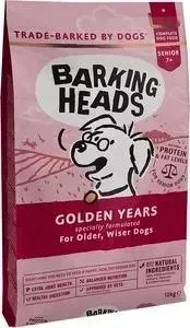 Сухой корм BARKING HEADS Senior Dog Golden Years For Dogs 7 Years+ with Chicken Trout с курицей и форелью для собак старше 7лет 12кг (0247/18135): хар