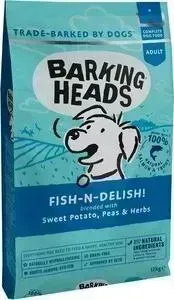 Сухой корм BARKING HEADS Adult Dog Fish-n-Delish Grain Free Salmon Trout беззерновой с лососем, форелью и бататом для собак 12кг (0919/18160): характе