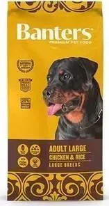 Сухой корм Banters Adult Dog Large Breeds Chicken Rice с курицей и рисом для собак крупных пород 15кг (BAM55AG15)