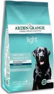 Сухой корм ARDEN GRANGE Adult Dog Light Hypoallergenic with Fresh ChickenRice облегченный с курицей и рисом для взрослых собак 15кг (AG606165): характ