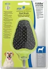 Щетка FURminator -насадка FURflex Dual Brush All Dogs with Short or Silky Hair двухсторонняя для собак с короткой шерстью