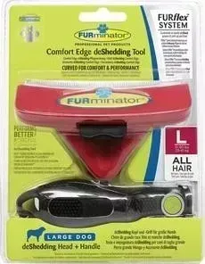 Фурминатор FURminator FURflex deShedding Tool L Comfort Edge Large Dog All Hair против линьки для собак крупных пород с любой длиной шерсти: характери
