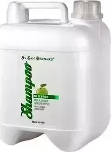 Шампунь Iv San Bernard Traditional Line Plus Shampoo Green Apple Long Coat SLS Free для длинной шерсти животных 3 л