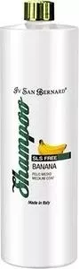 Шампунь Iv San Bernard Traditional Line Plus Shampoo Banana Medium Coat SLS Free для шерсти средней длины у животных 1 л