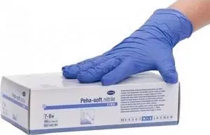 Перчатки Hartmann Peha-soft Nitrile Fino S диагностические нитриловые без пудры 150шт