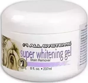 Гель 1 All Systems Super Whitening Gel Stain Remover отбеливающий для шерсти кошек и собак 237мл