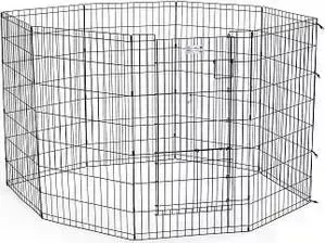 Вольер Midwest Life Stages 42" Black Exercise Pen with Split MAX Lock Door 8 панелей 61х107h см со сплит-дверью MAXLock черный для животных: характер