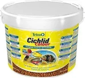 Корм Tetra Cichlid Colour Complete Food for All Cichlids улучшение окраса для всех видов цихлид 10л