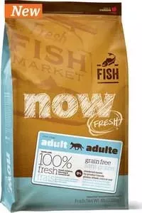 Сухой корм NOW FRESH Cat Adult Grain Free Trout,Salmon Herring беззерновой с форелью,лососем и сельдью для кошек с чувствительным ЖКТ 3,63кг (9236): х