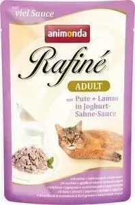 Паучи Animonda Rafine Adult with Turkey + Lamb in Jogurt-Cream Sauce с индейкой и ягненком в йогуртово-сливочном соусе для кошек 100г (83798): характе