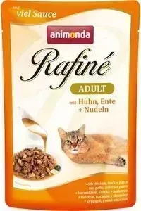 Паучи Animonda Rafine Adult with Chicken, Duck + Pasta с курицей, уткой и пастой для кошек 100г (83787)