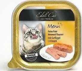 Консервы Edel Cat Menu нежный паштет с птицей для кошек 100г (17404)