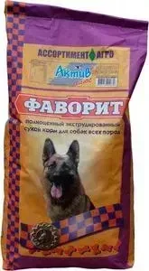 Сухой корм Фаворит Актив Плюс для активных собак всех пород 13кг