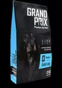Сухой корм Grand Prix Medium Adult Dog Hypoallergenic Gluten Free гипоаллергенный, без глютена с курицей для собак средних пород 12кг
