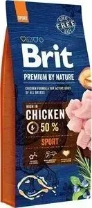 Сухой корм Brit Premium by Nature Sport Hight in Chicken с курицей для активных собак всех пород 15кг (526673)