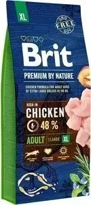 Сухой корм Brit Premium by Nature Adult XL Hight in Chicken с курицей для взрослых собак гигантских пород 15кг (526529)