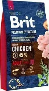 Сухой корм Brit Premium by Nature Adult L Hight in Chicken с курицей для взрослых собак крупных пород 8кг (526451)