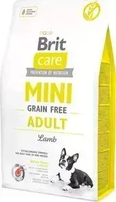 Сухой корм Brit Care MINI Grain-Free Adult Lamb беззерновой с ягненком для собак мелких пород 2кг (520107)