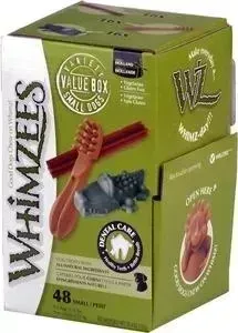 Лакомство Whimzees Variety Box S МИКС (палочки/ щетки/ крокодильчики) для собак S 48шт в коробке (WHZ571)