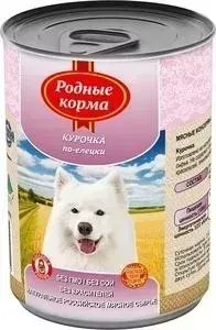 Корм Родные Корма Курочка по-елецки для собак 970г