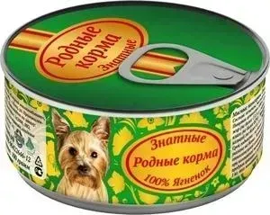 Корм Родные Корма Знатные 100 &#037; Ягненок для собак 100г