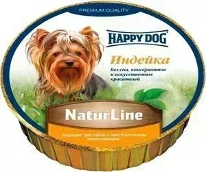 Консервы Happy Dog Natur Line индейка для собак 85г (71497)