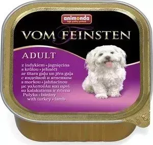 Консервы Animonda Vom Feinsten Adult с индейкой и ягненком для собак 150г (82965)