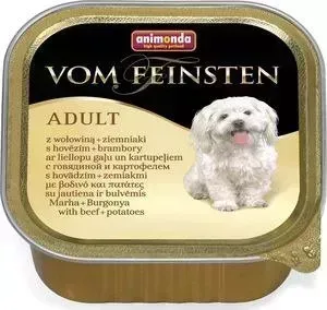 Консервы Animonda Vom Feinsten Adult с говядиной и картошкой для собак 150г (82968)