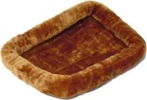 Лежанка Midwest Quiet Time Pet Bed - Cinnamon 30" меховая 76х53 см коричневая для собак