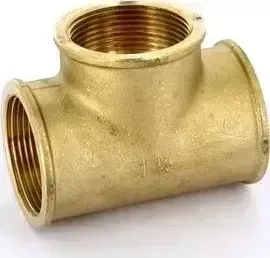 Тройник Uni-Fitt В 1 1/2" латунный (615G6660)
