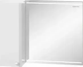 Зеркальный шкаф EDELFORM Нота 83x63 с подсветкой, белый (35809)