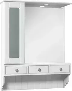 Зеркальный шкаф EDELFORM Дижон 78,2x97,7 белый (2-264-032-S)