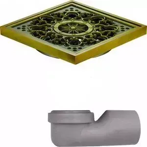 Душевой трап MAGdrain полированная латунь (F08G50-HL)