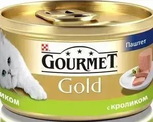 Консервы Gourmet Gold паштет с кроликом для кошек 85г (12182548)