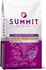 Сухой корм SUMMIT Original Indoor Cat Recipe Chicken,TurkeySalmon с курицей, индейкой и лососем все стадии жизни для домашних кошек 1,8кг (20366): хар