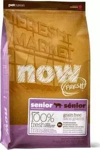 Сухой корм NOW FRESH Cat Senior Weight Management GF Turkey, Salmon Duck беззерновой с индейкой, лососем и уткой для пожилых кошек 1,82кг (20046)